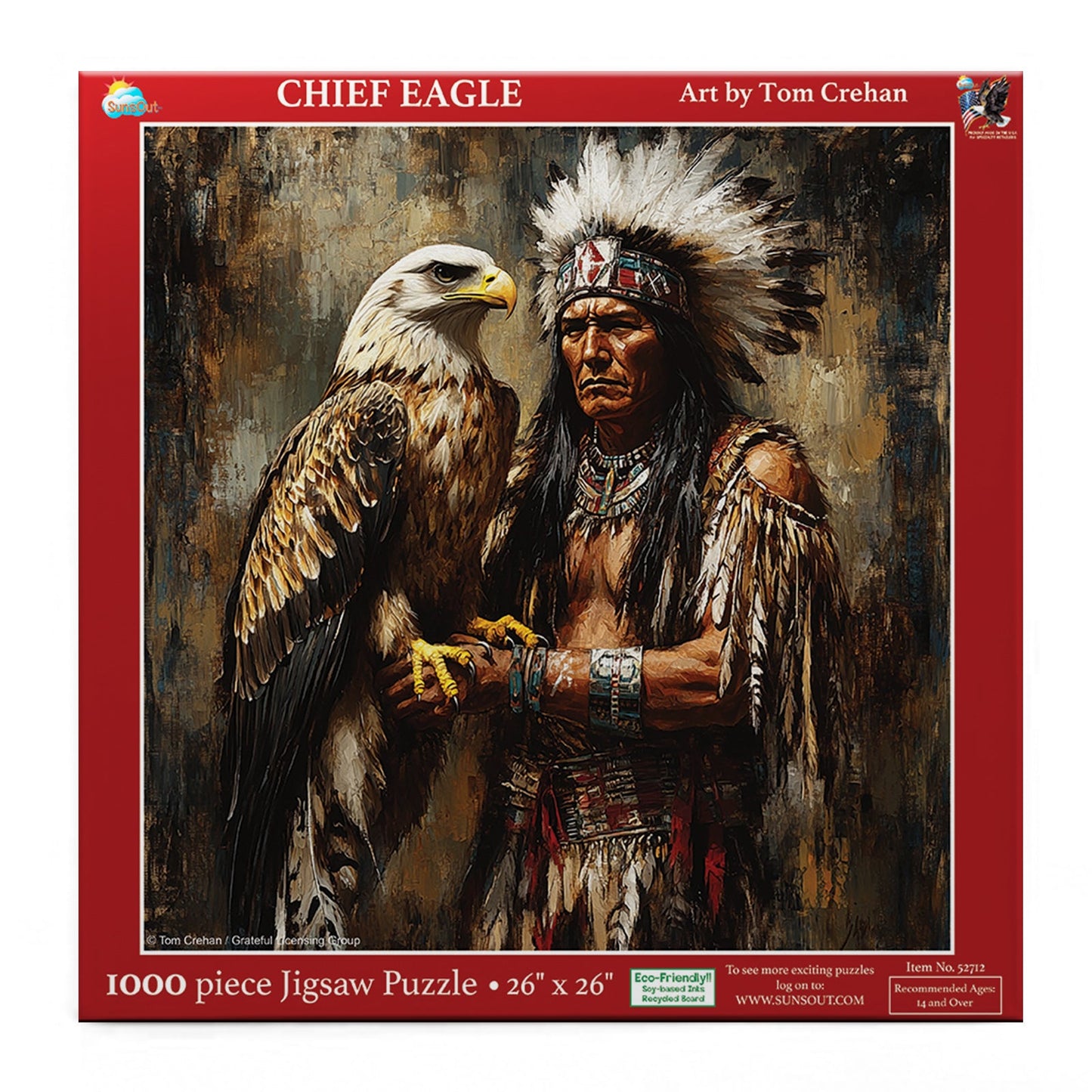 Chief Eagle 1000 piece Jigsaw Puzzle for Adults