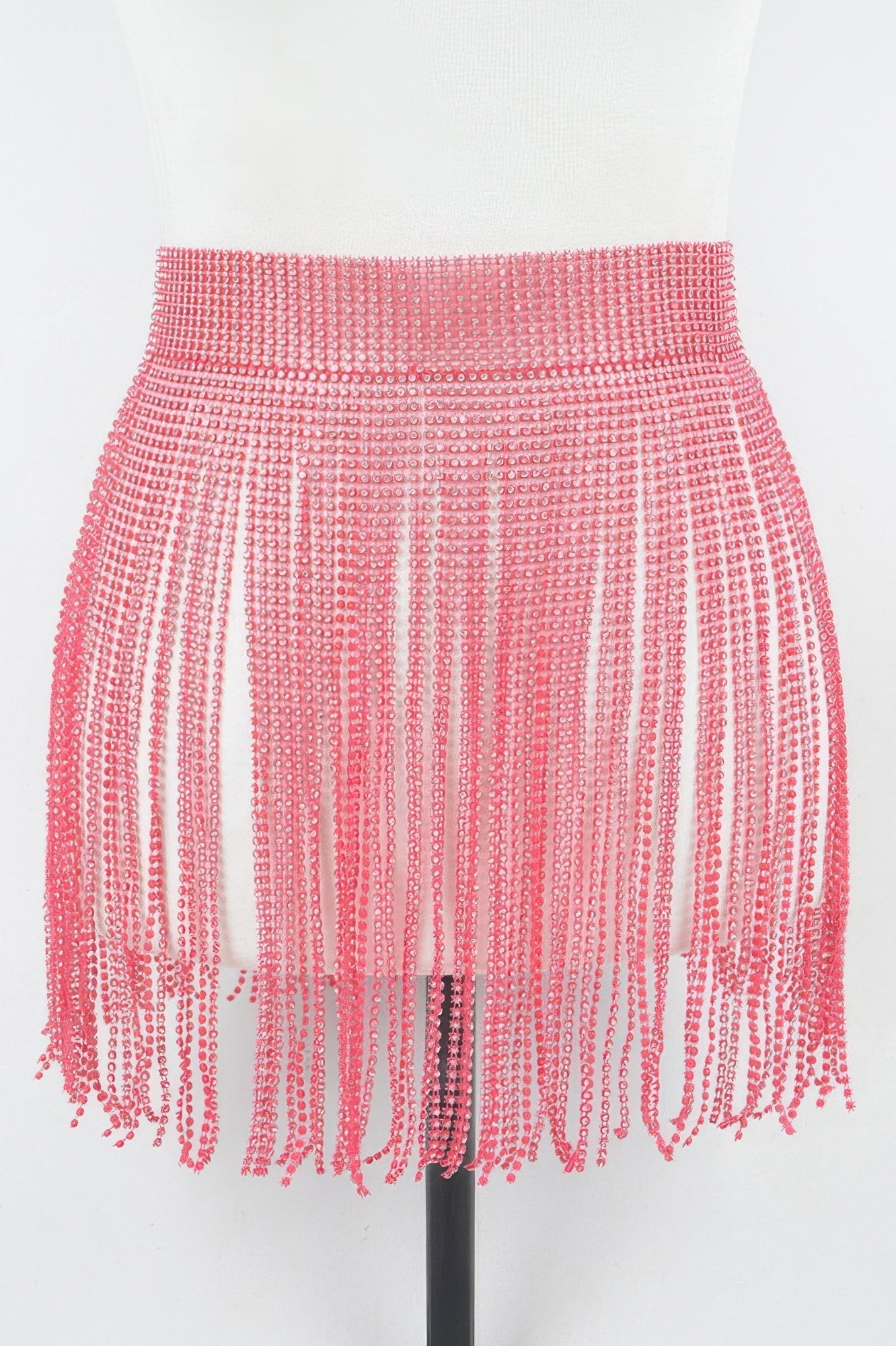 Rhinestone Fringe Belt