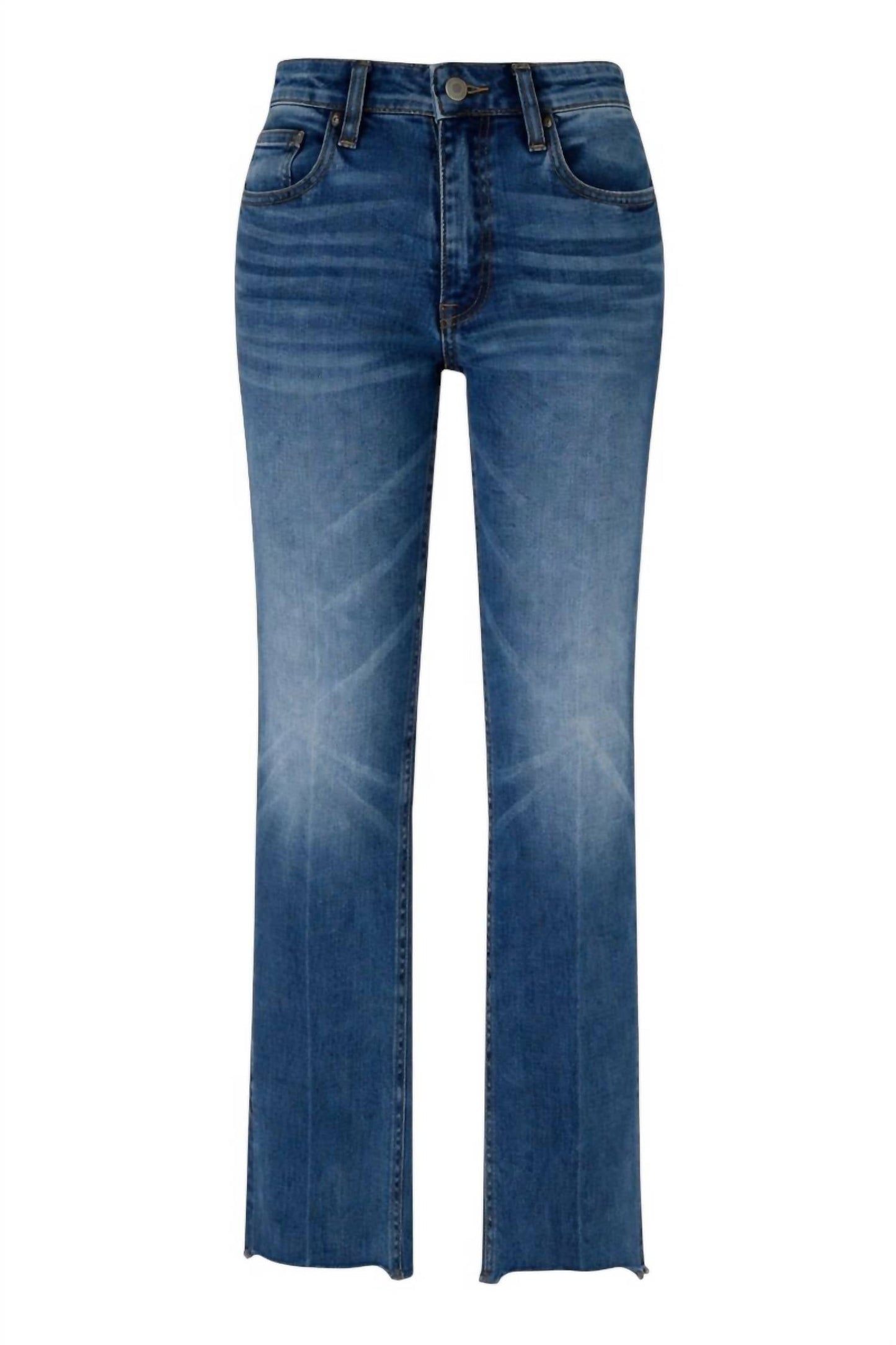 Women's Rachael High Rise Fab Ab Mom Raw Hem Jeans In Perfect