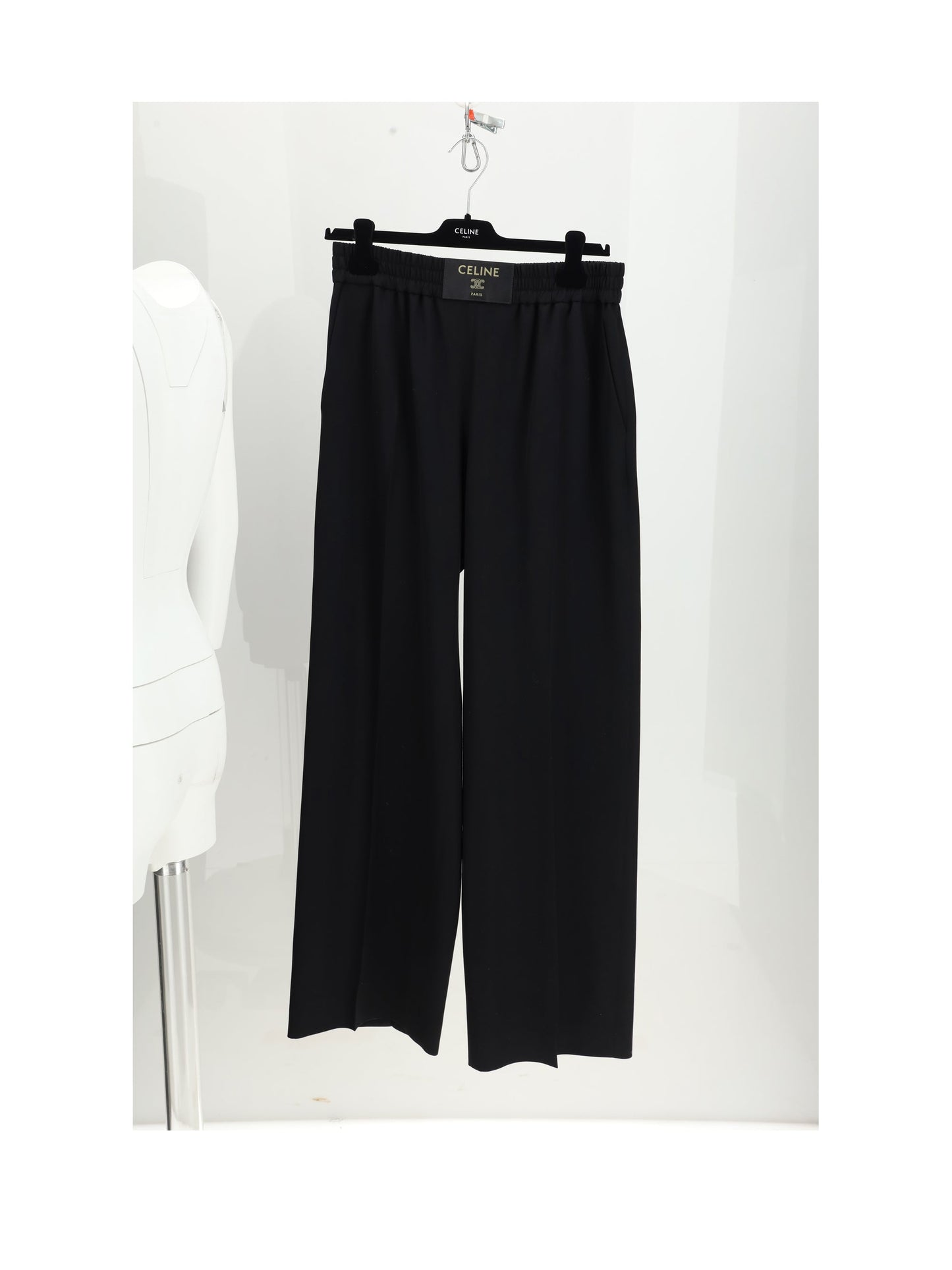 Celine Women Elastic Waist Trousers