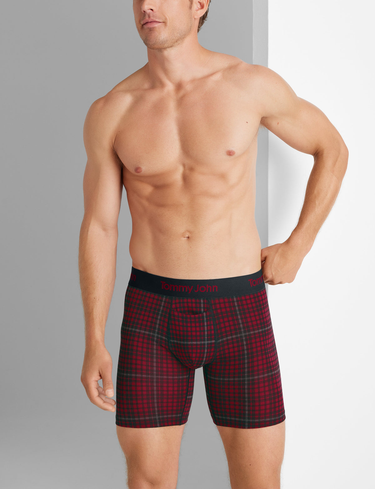 Men's Second Skin Mid-Length Boxer Brief 6"