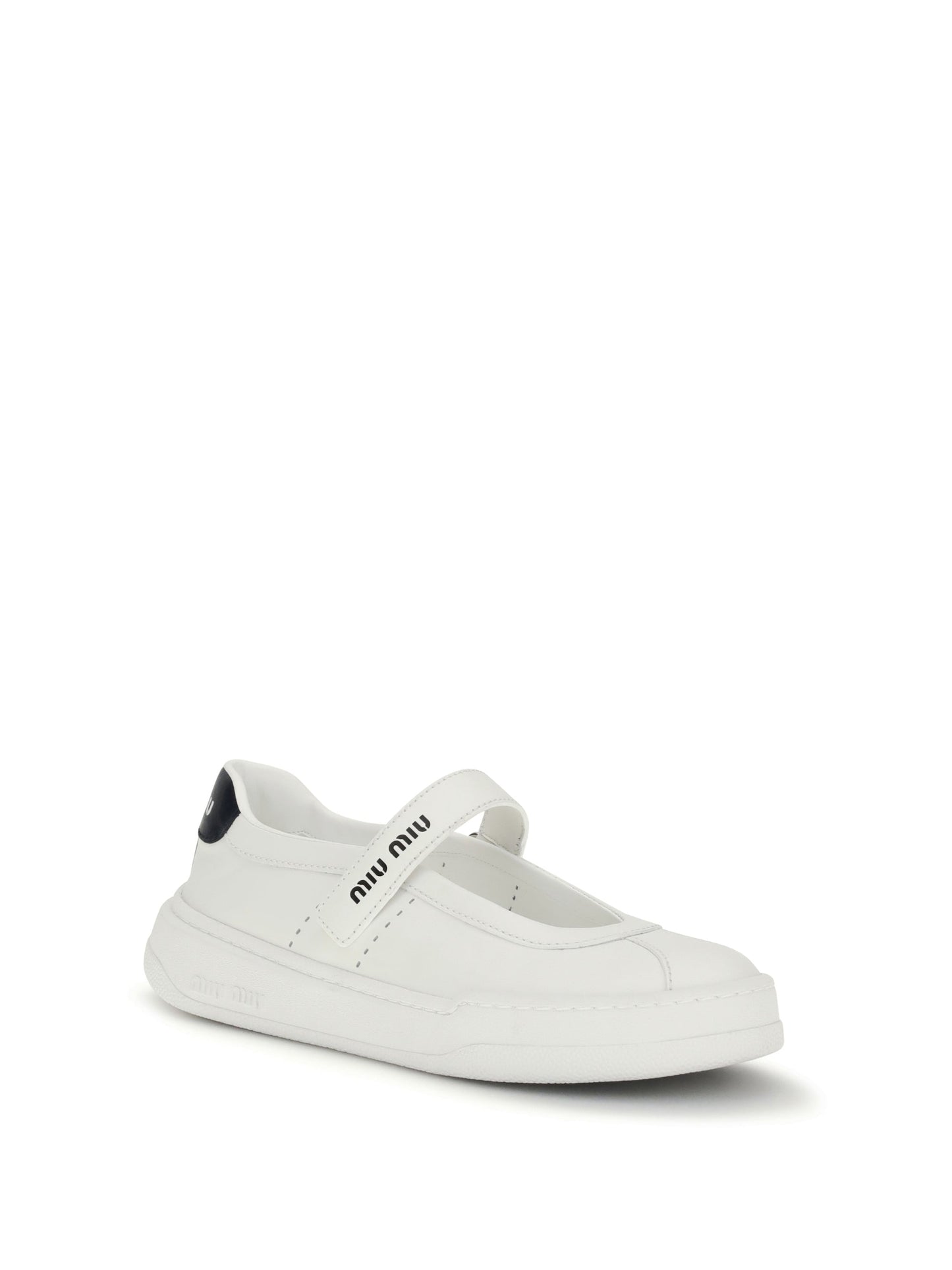 Miu Miu Women Leather Ballerinas Sneakers