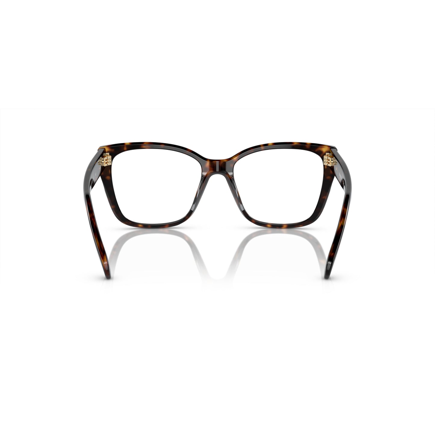 0Sk2008 Oversized Square Tortoiseshell Eyeglasses with Crystal Accents