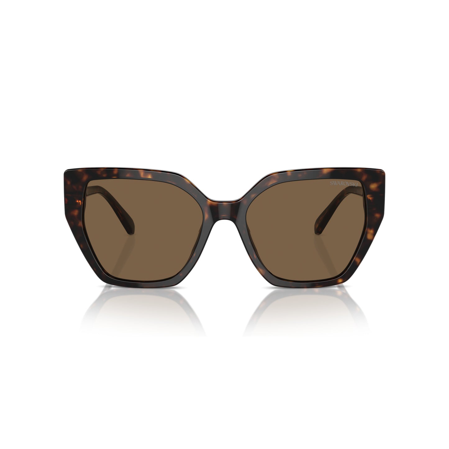 0Sk6016 Oversized Cat-Eye Sunglasses with Tortoiseshell Acetate