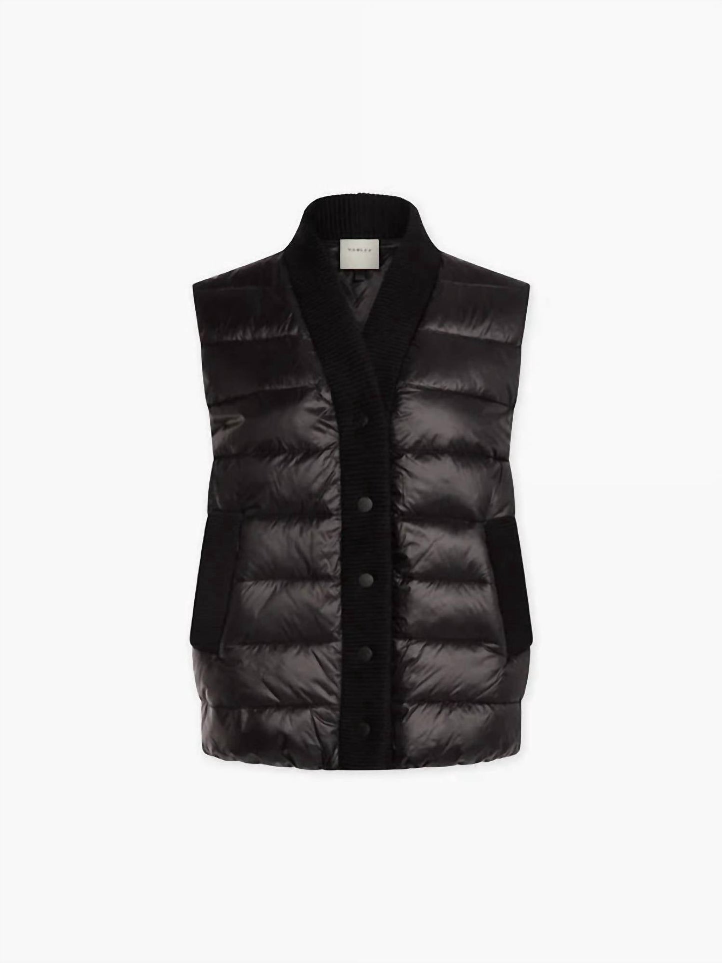 Colwyn Combo Boxy Gilet Vest In Black