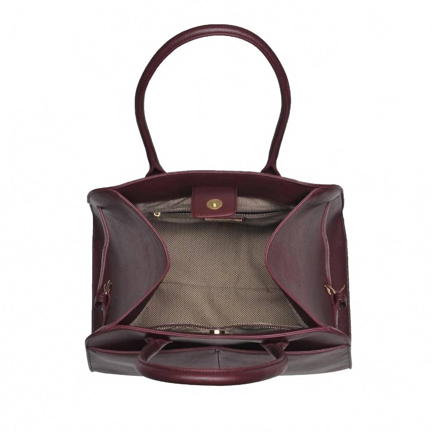 Women's Janice Satchel Bag In Burgundy