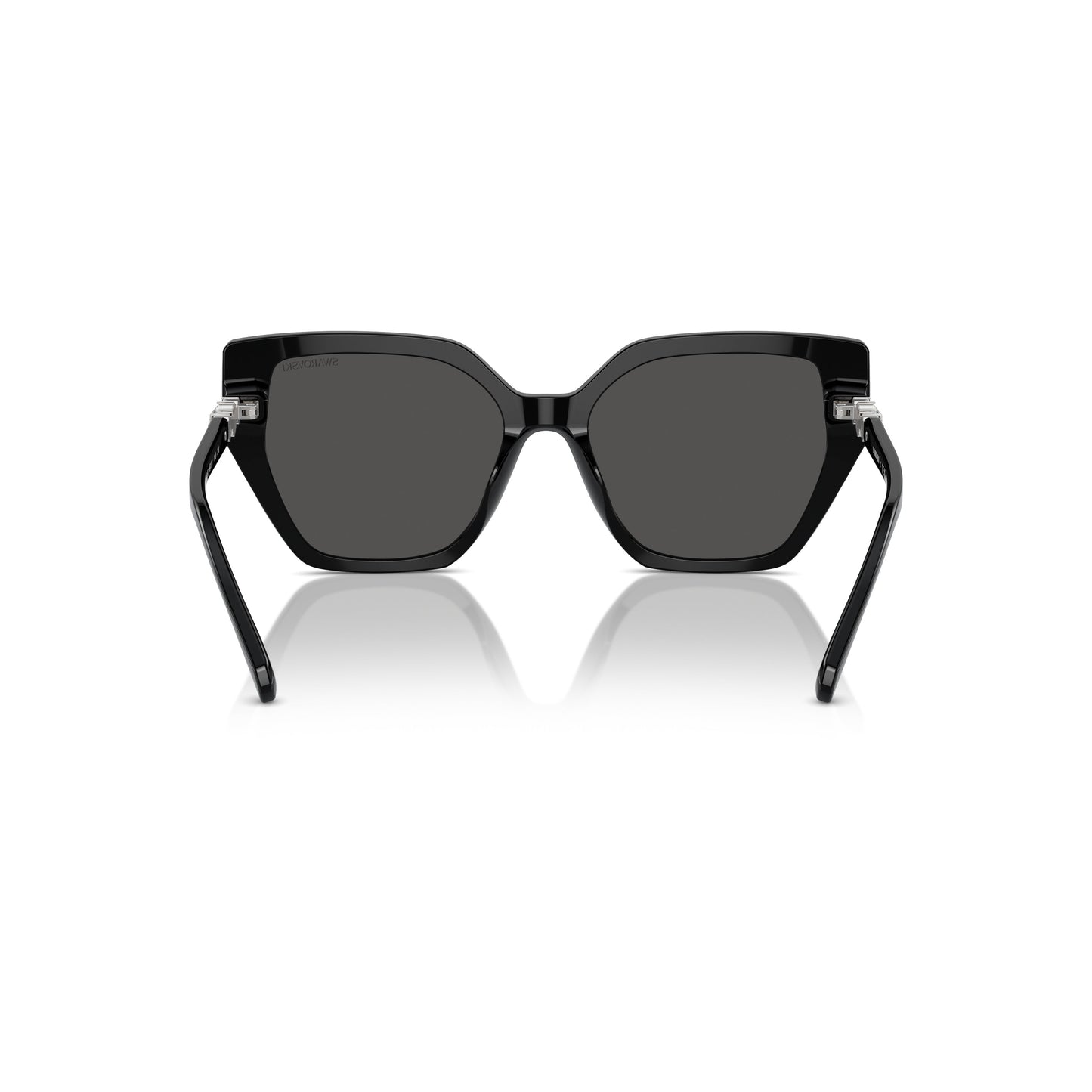 0Sk6016 Oversized Square Frame Sunglasses with Crystal Accents
