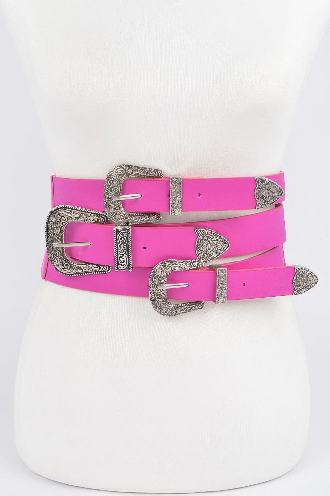 Multi Buckles Elastic Belt