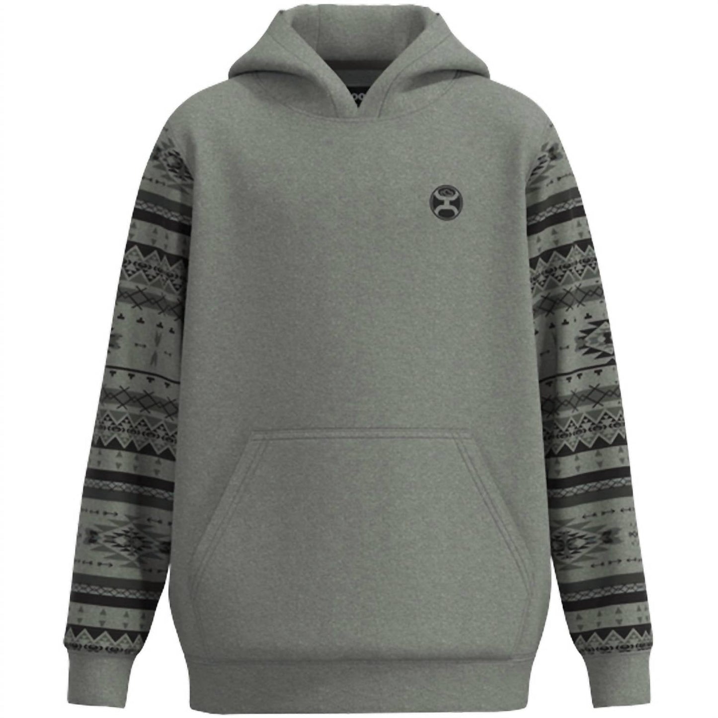 Men's Legendary Polar Fleece Hoody In Black/grey