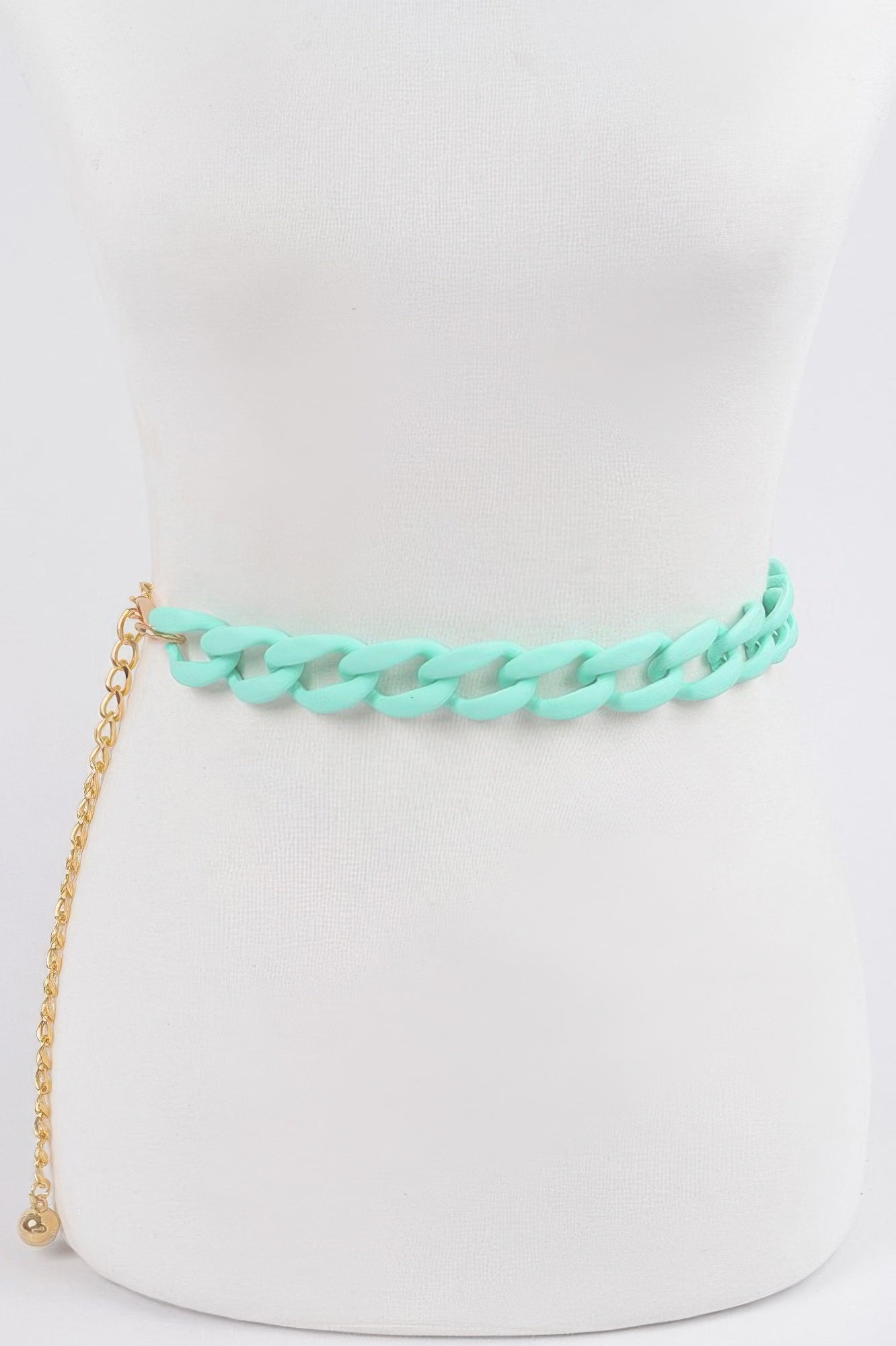 Vivid Color Chain Belt