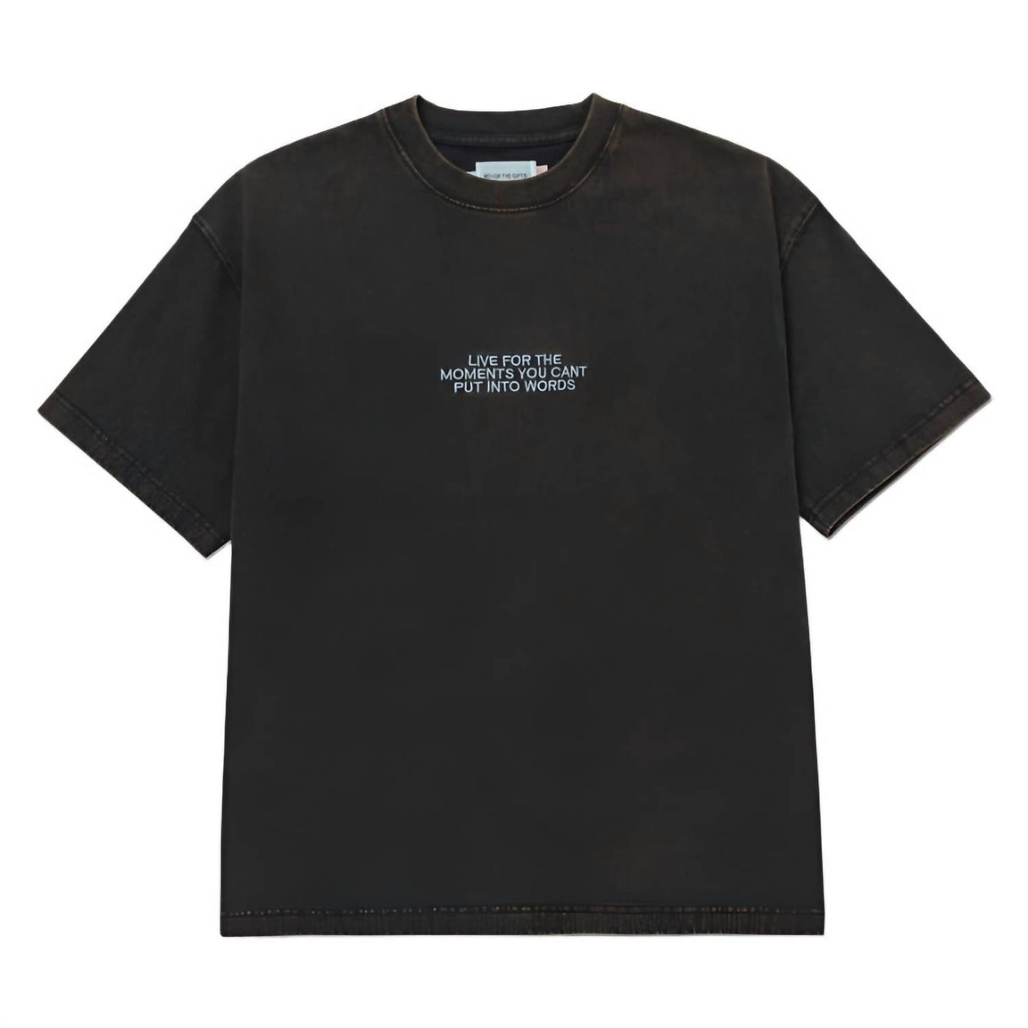 Men's Live For The Moments Tee In Black