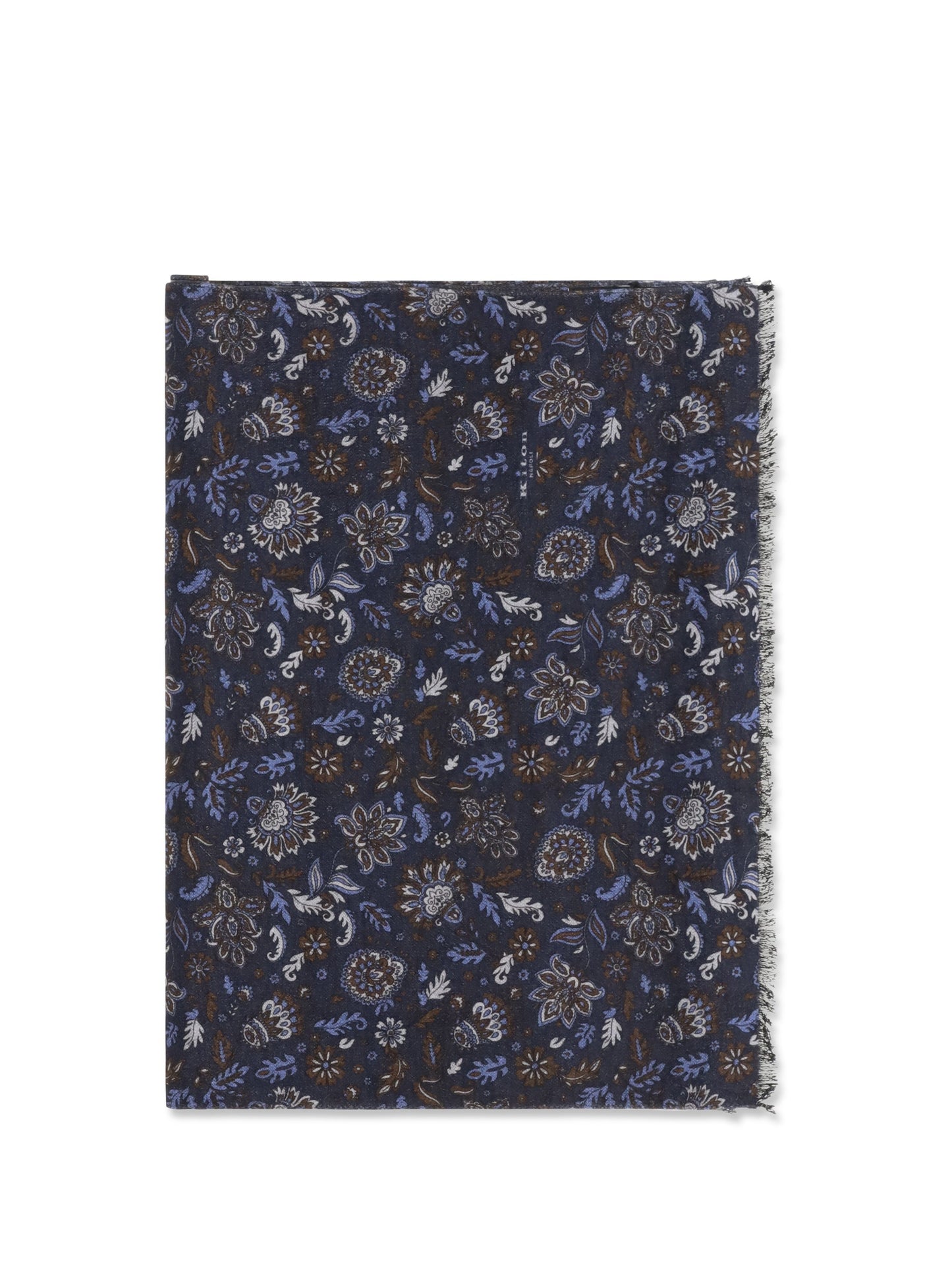 Kiton Men Paisley Patterned Scarf