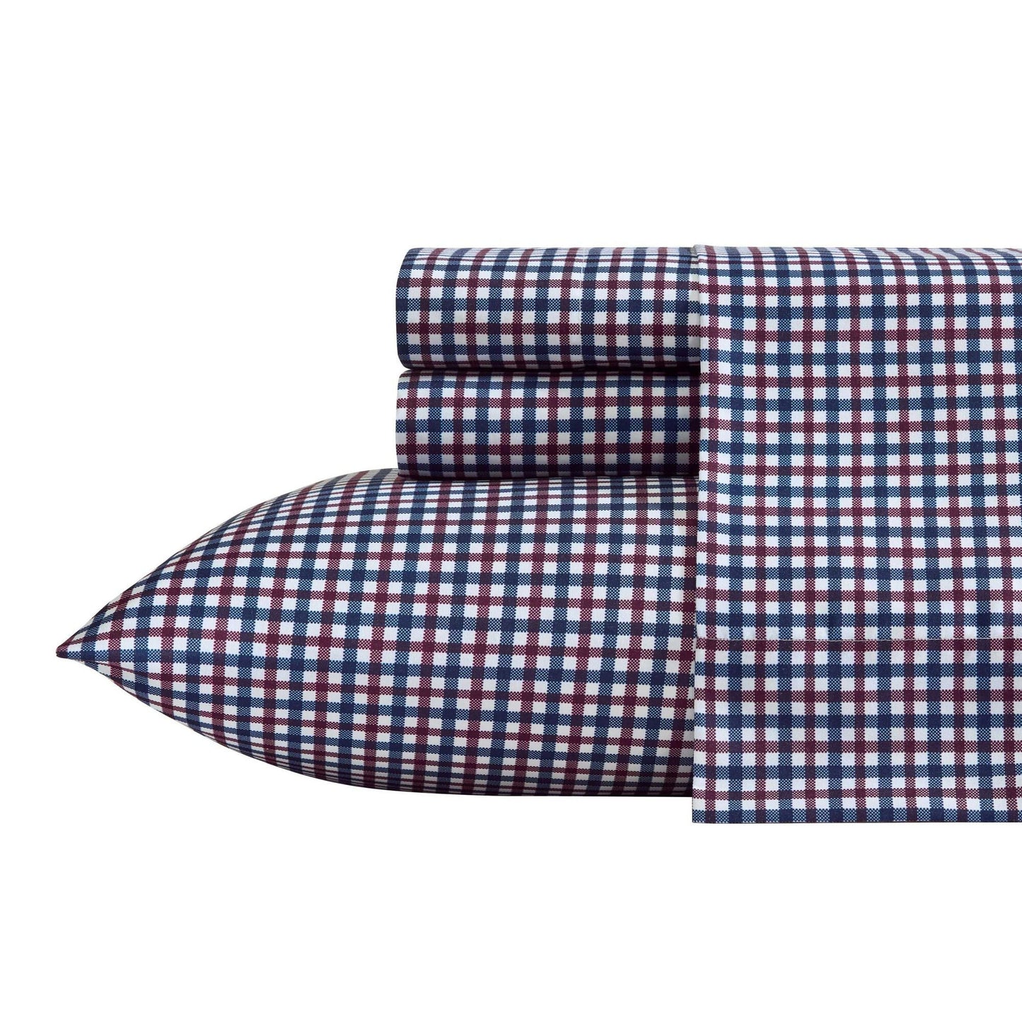 Nautica Heritage Plaid Blue Queen Sheet Set