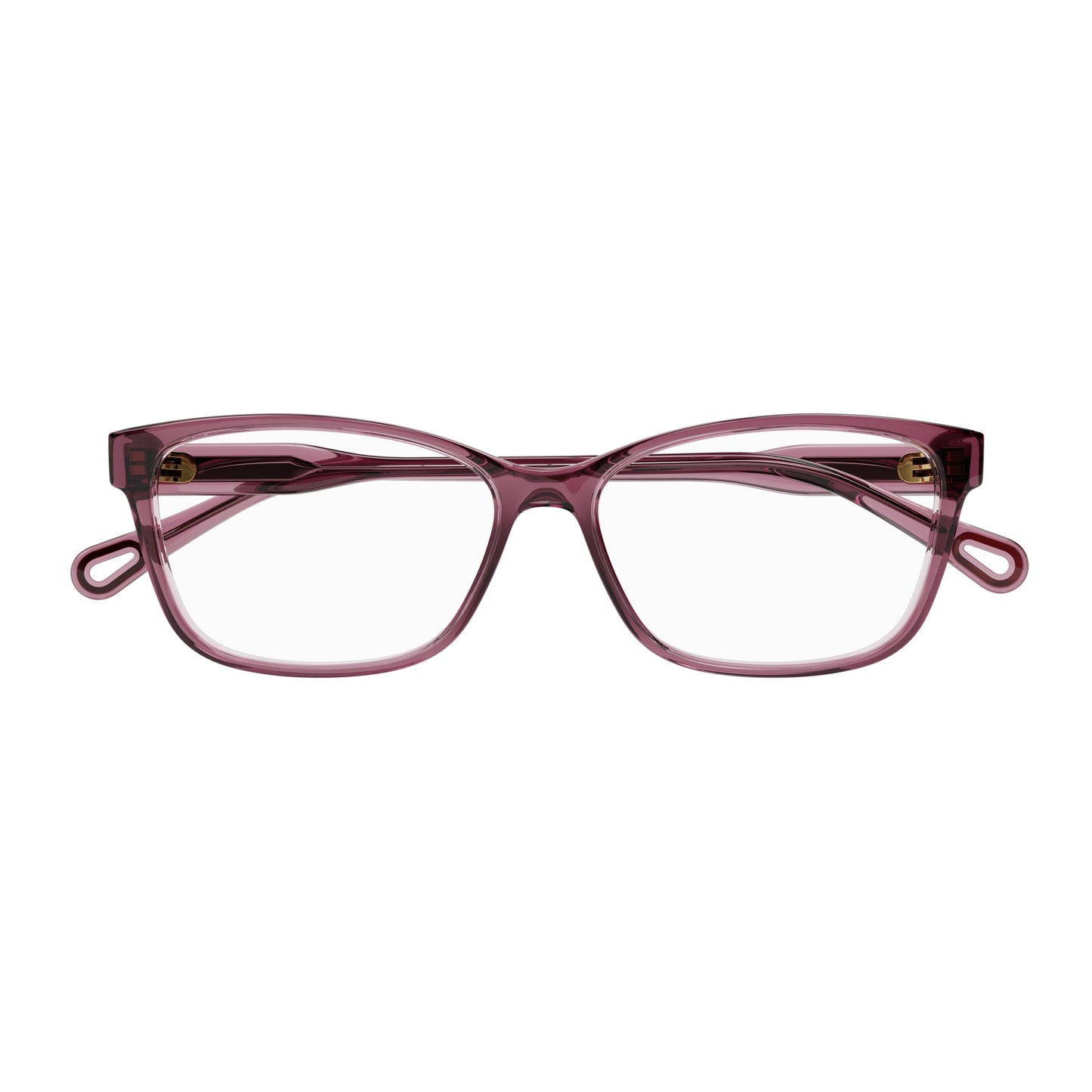 Ch0116O Translucent Deep Plum Cat-Eye Sunglasses