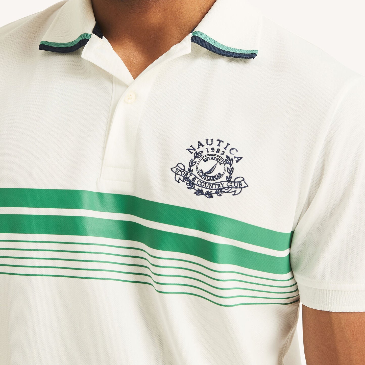 Nautica Mens Navtech Classic Fit Performance Polo
