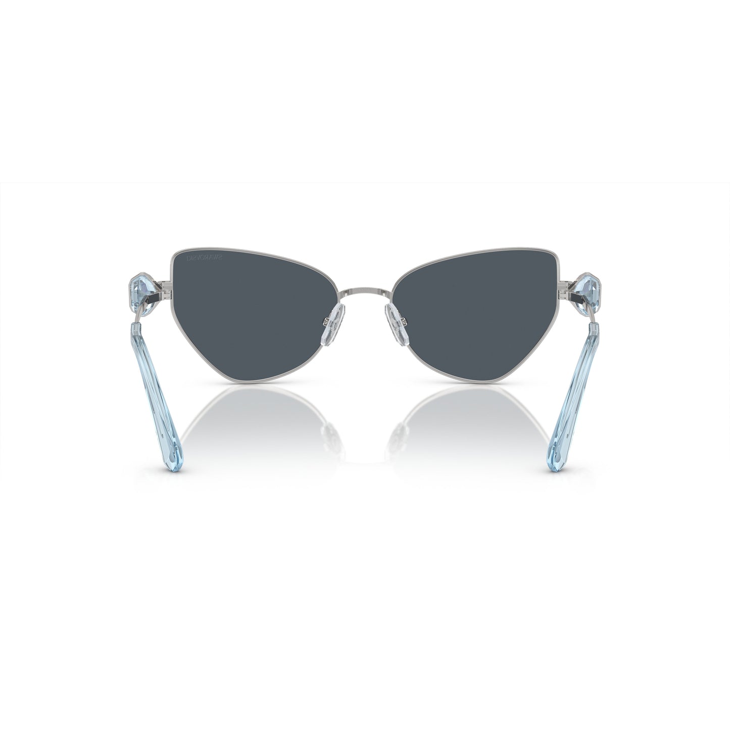 0Sk7003 Angular Cat-Eye Sunglasses with Crystal Embellishments