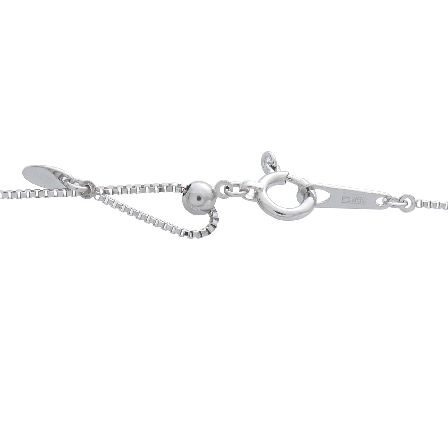 LB Exclusive Platinum 0.43ct Diamond and Sapphire Pendant Necklace MF14-041326