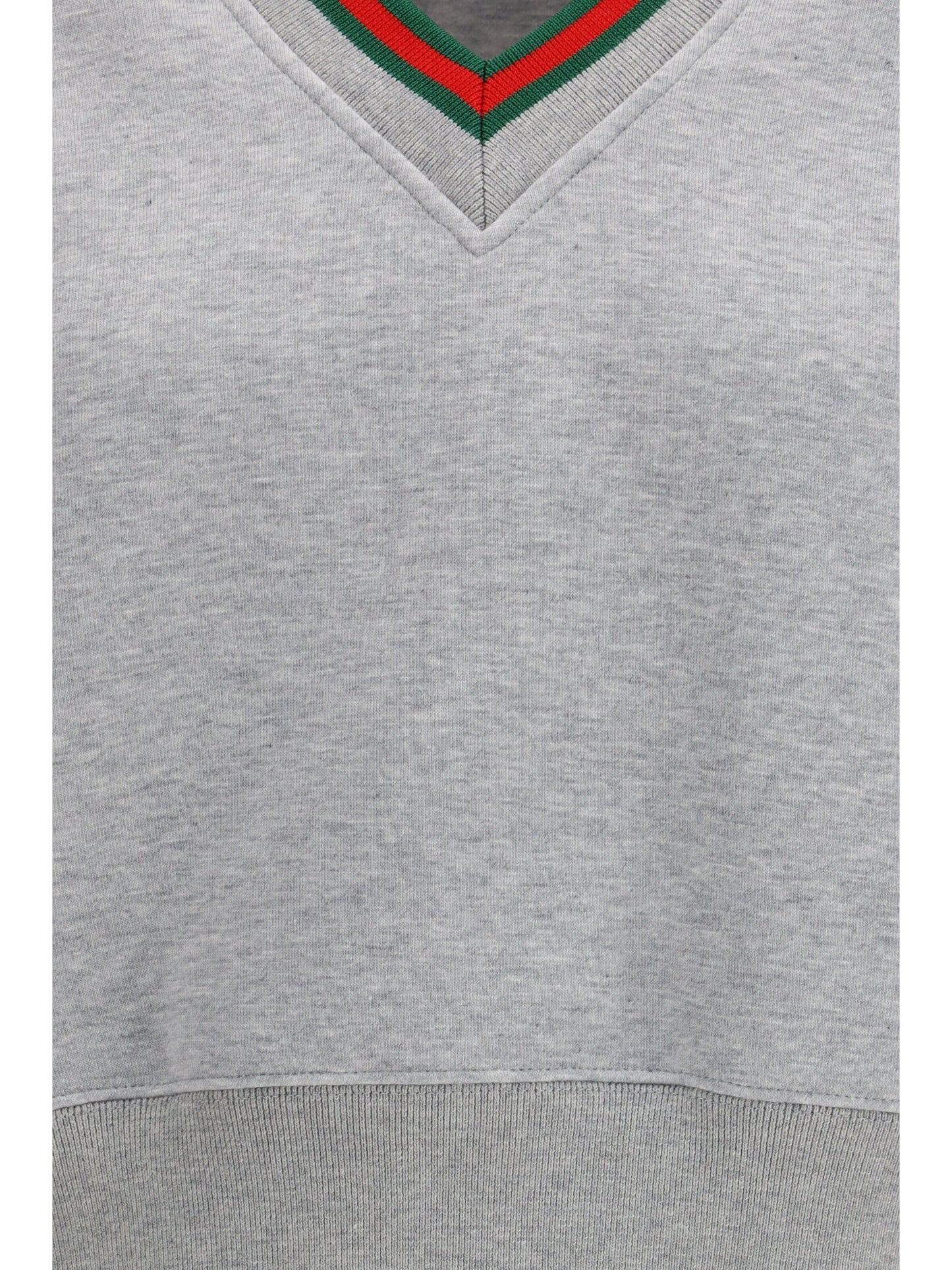 Gucci Women Web Cotton Jersey Sweatshirt