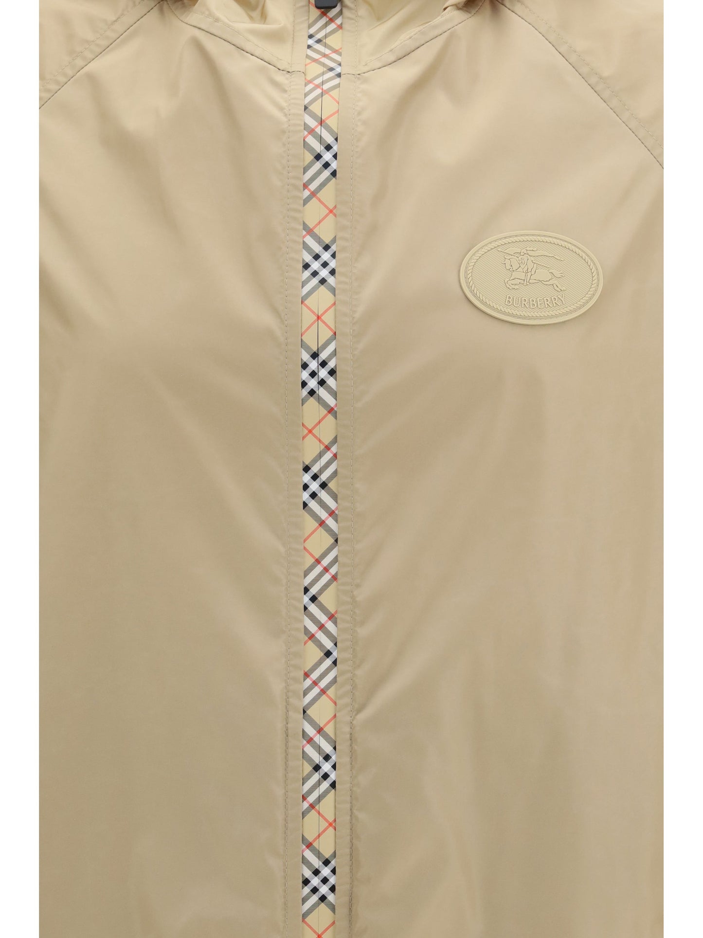 Burberry Men Nylon Hooded Jacket