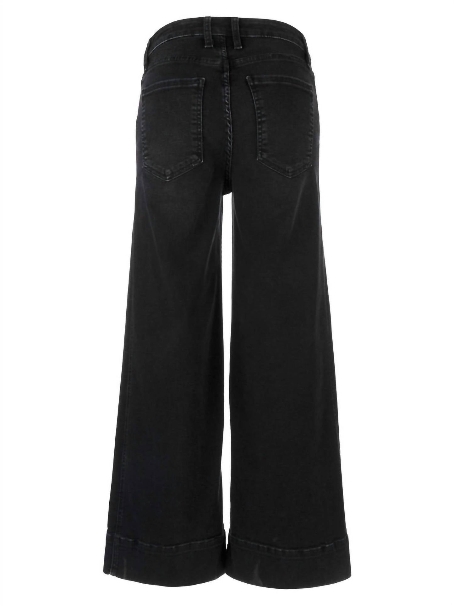Women's Meg High Rise Fab Ab Wide Leg Jeans In Glittering