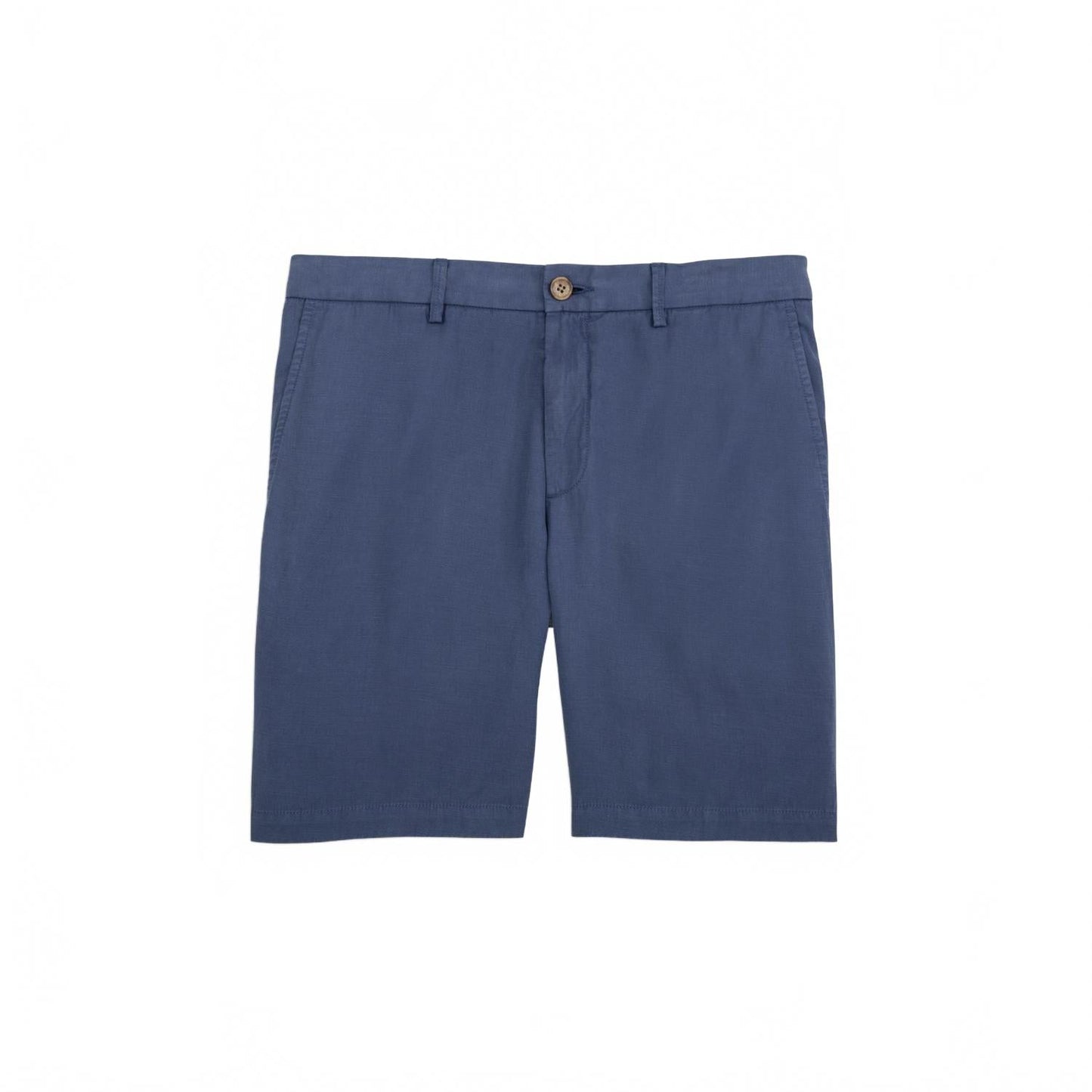 Men's Linen Blend Shorts In Navy
