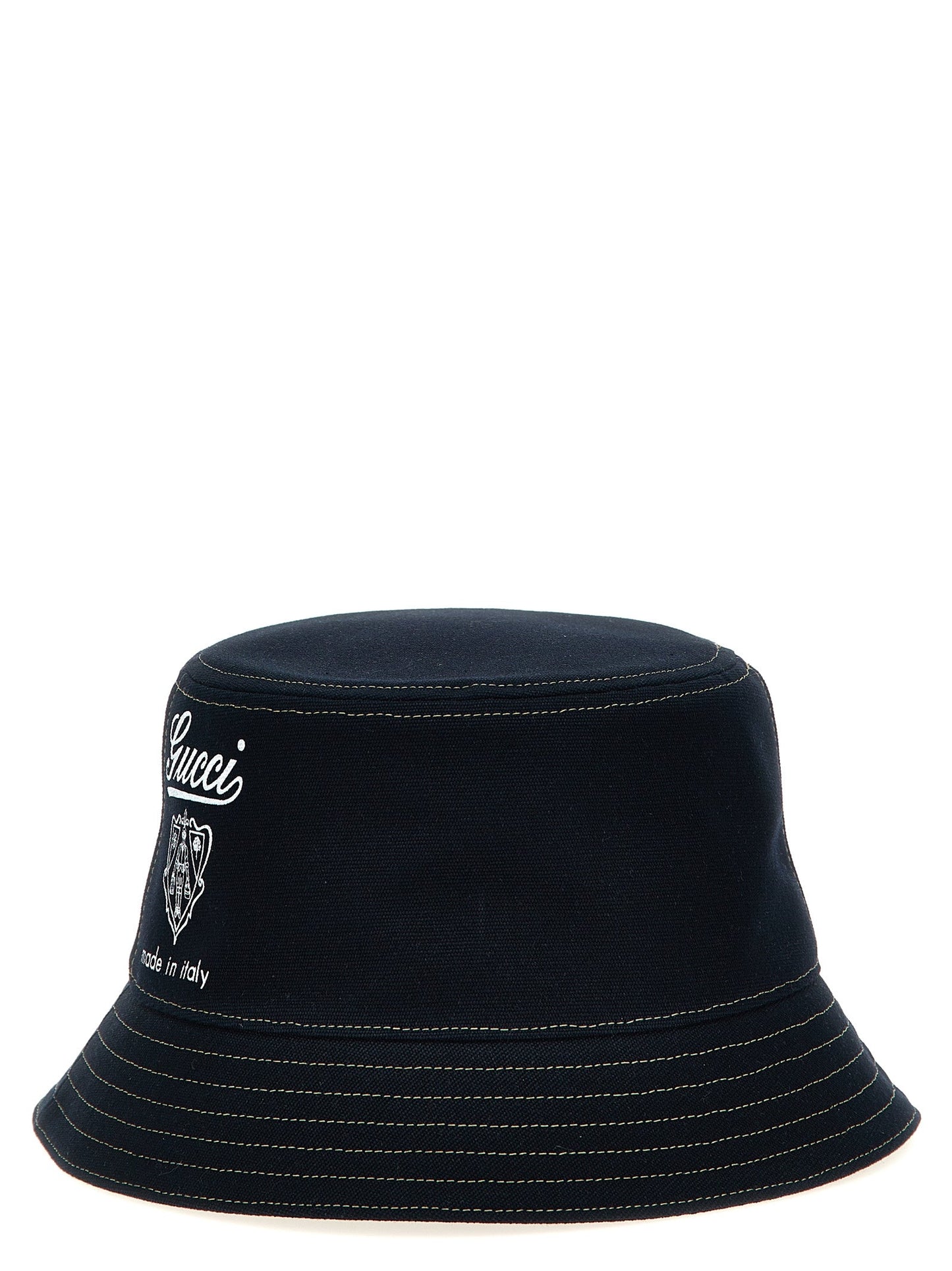 Gucci Men Gucci Coat Of Arms Bucket Hat