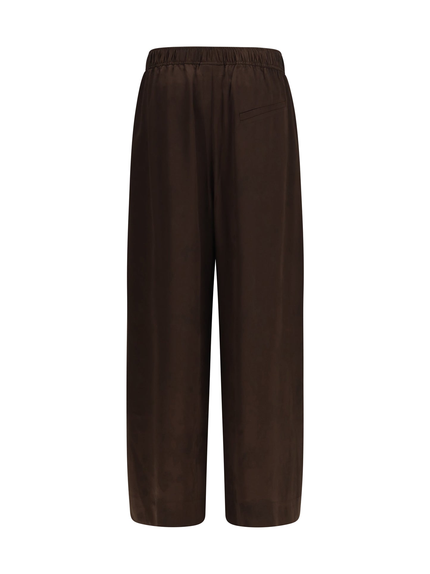 Ganni Women Satin Drawstring Pants