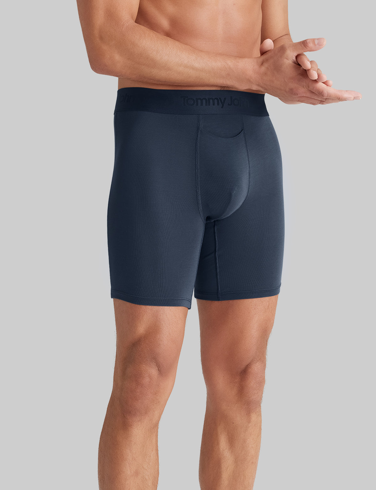 Men's Second Skin Mid-Length Boxer Brief 6"