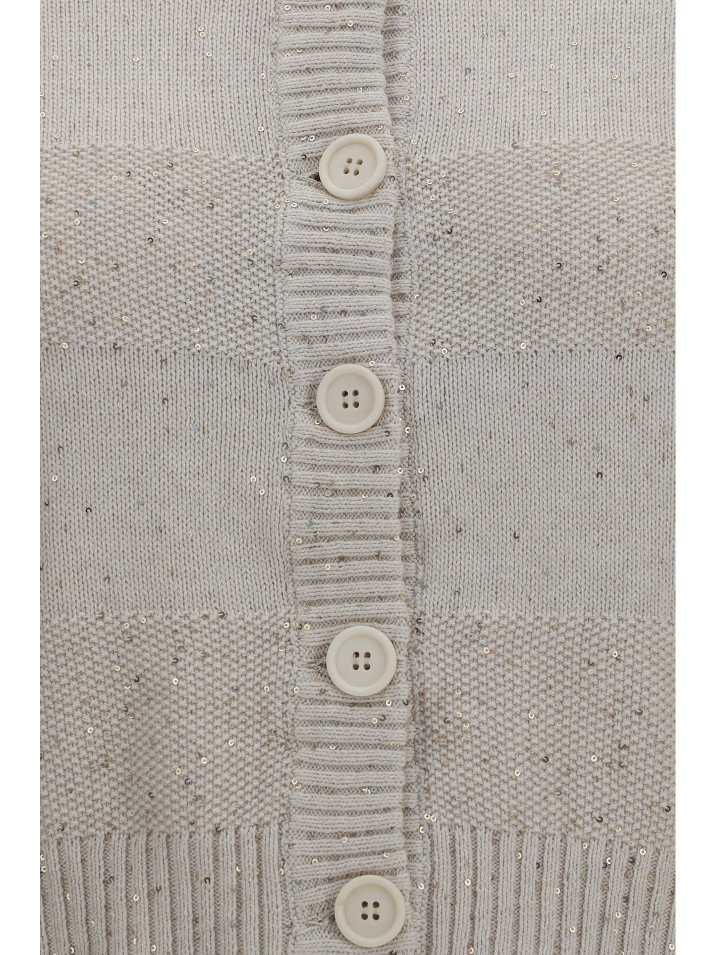 Brunello Cucinelli Women Long-Sleeve Crewneck Cotton Sweater