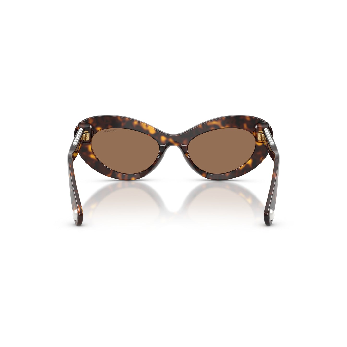 0Sk6061U Cat-Eye Sunglasses with Tortoiseshell Acetate Frame