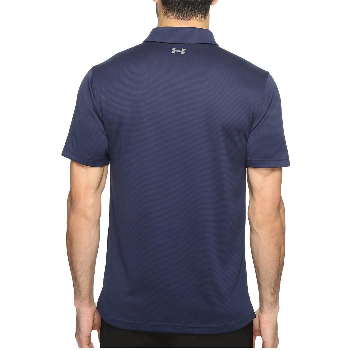 Tech Button Up Placket Polo In Midnight Navy