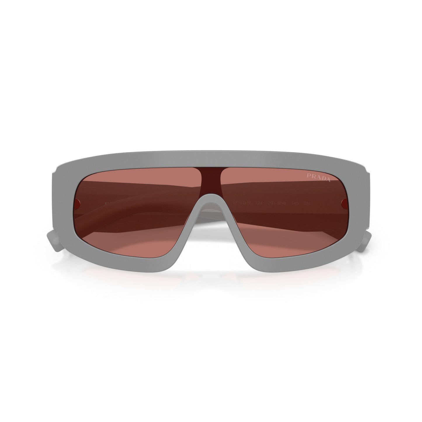 Oversized Rectangular Frame Sunglasses With Triangular Logo Detail