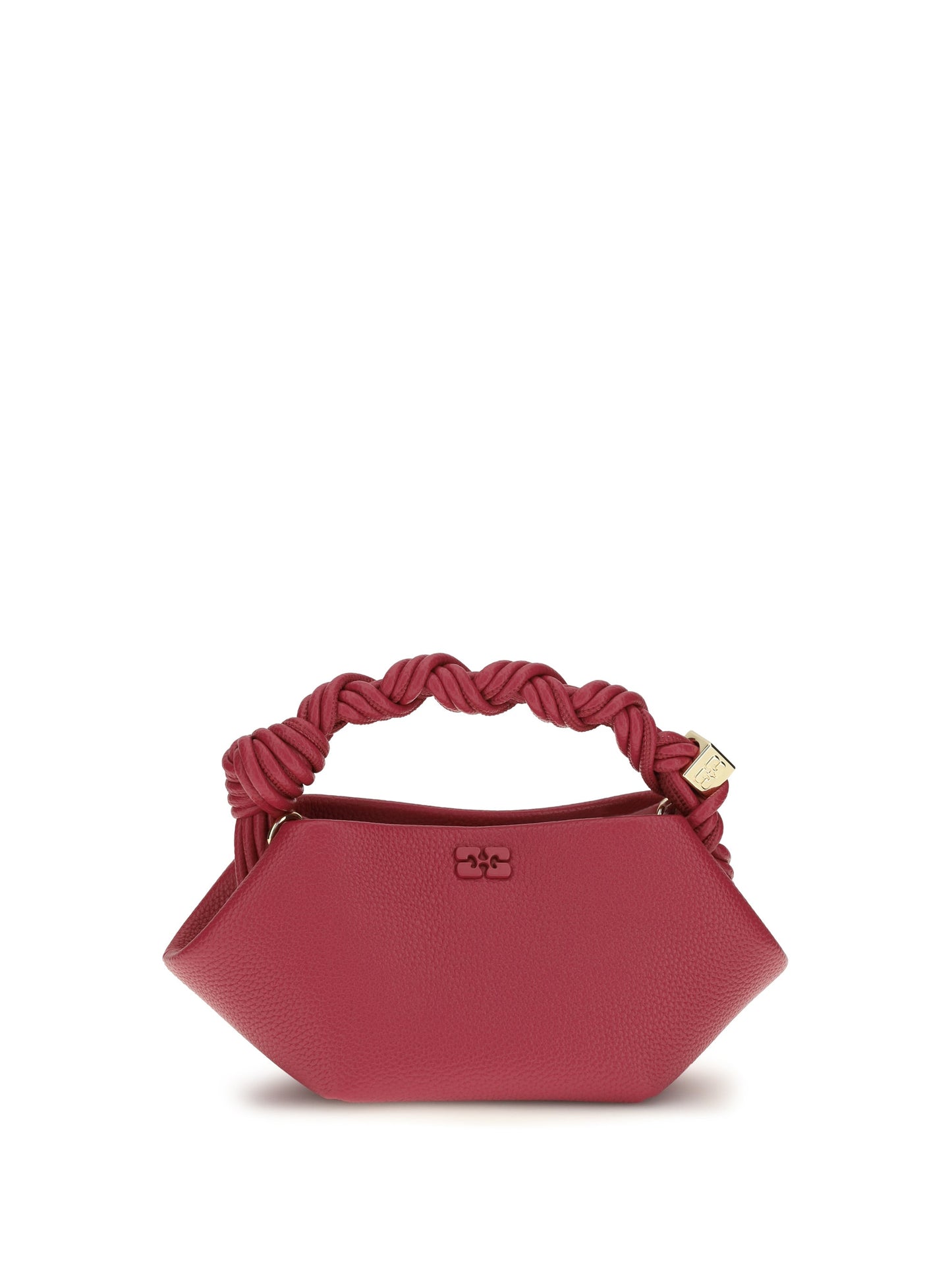 Ganni Women Bou Handbag In Grained Leather