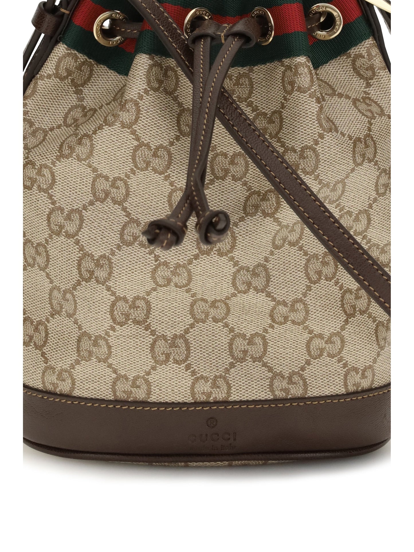 Gucci Women Web Stripe Bucket Bag