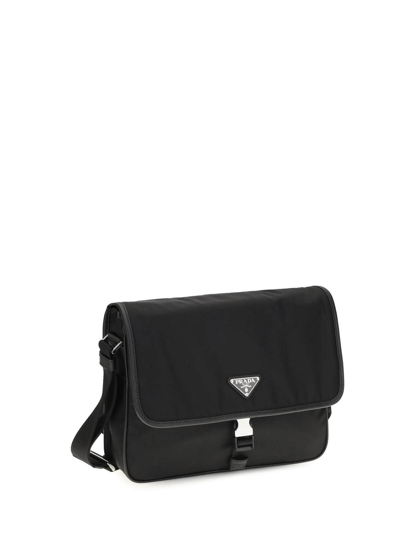 Prada Men Re-Nylon And Saffiano Shoulder Bag