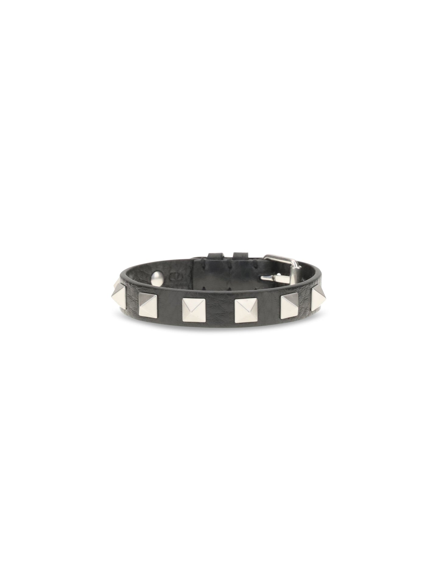 Valentino Garavani Men Rockstud Leather Bracelet
