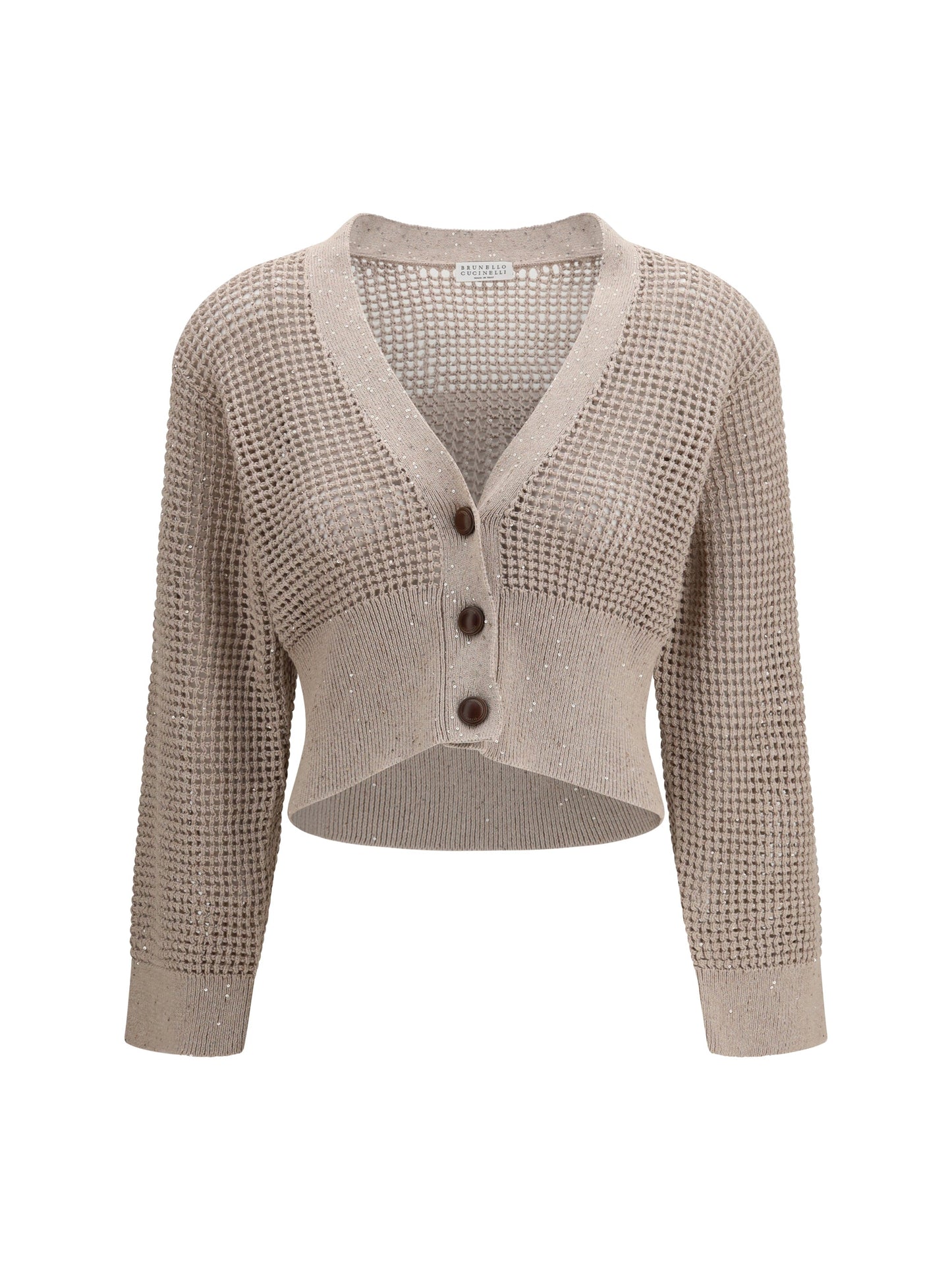 Brunello Cucinelli Women Sequined Mesh Cardigan