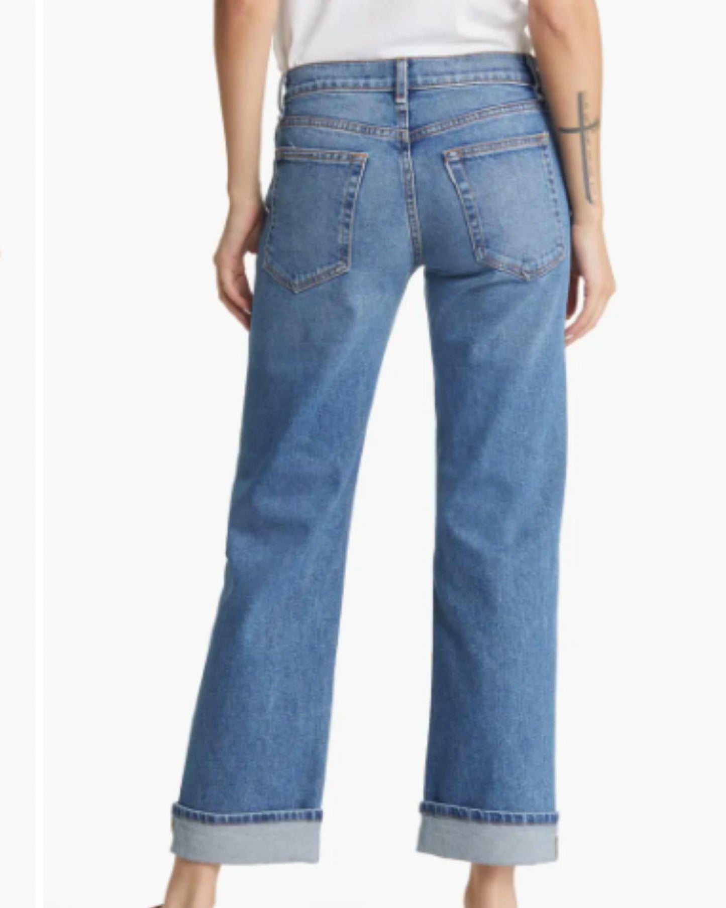 Straight Leg Boyfriend Jeans In Flashback