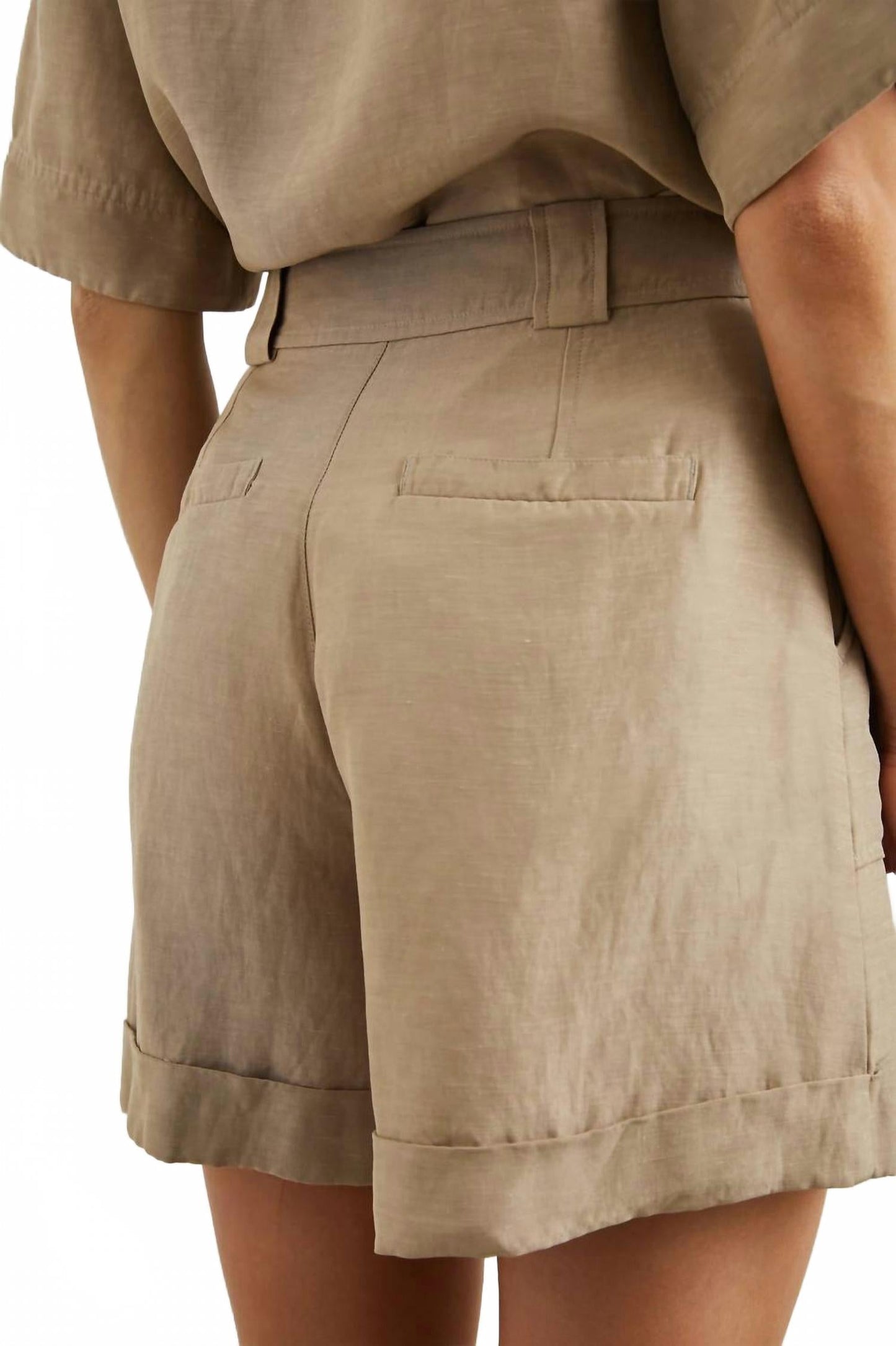 Maryam High Waist Short In Beige