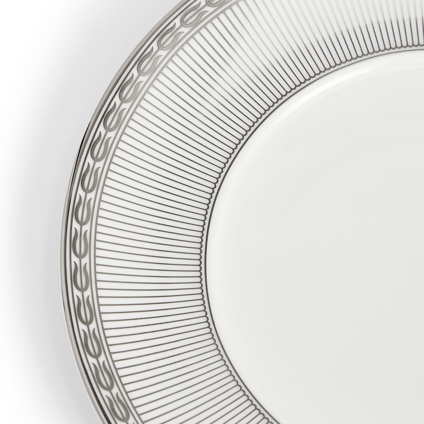 Silver Tonquin Teacup & Saucer 235ml 7.9floz