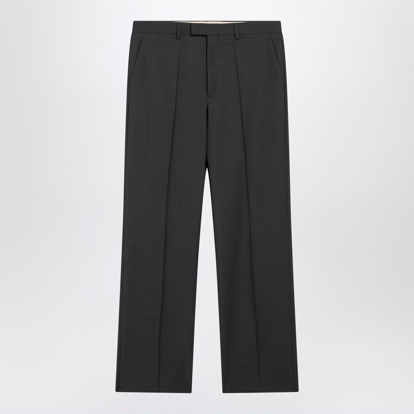 Valentino Gray Wool-Blend Pants Men