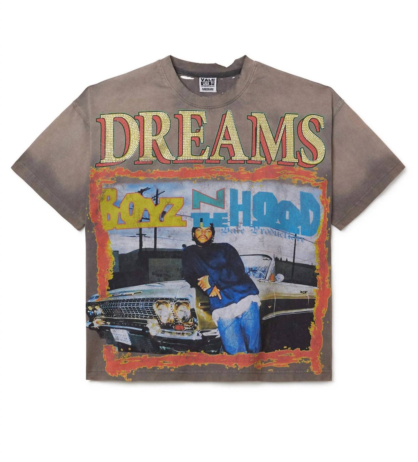 Men's Nostalgia Bling Tee In Beige