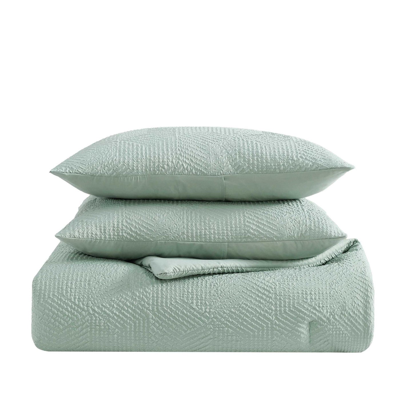 Nautica Broken Lines Green King Comforter Set