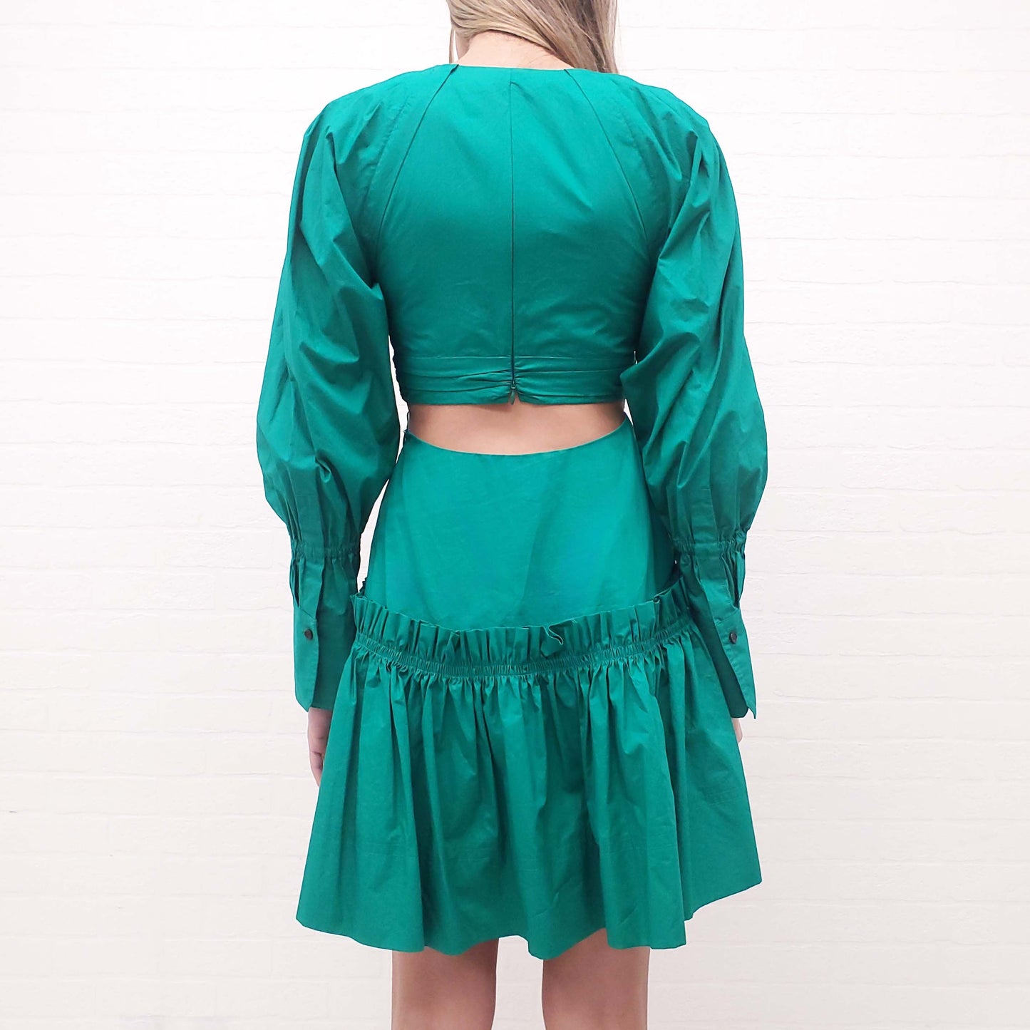 A.L.C GREEN W ALEXA DRESS -  SIZE 2