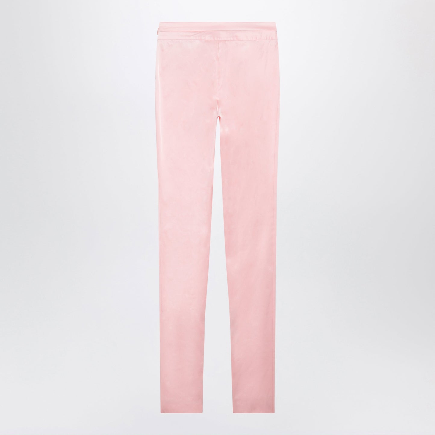 Gucci Pink Stretch Silk Faille Leggings Women