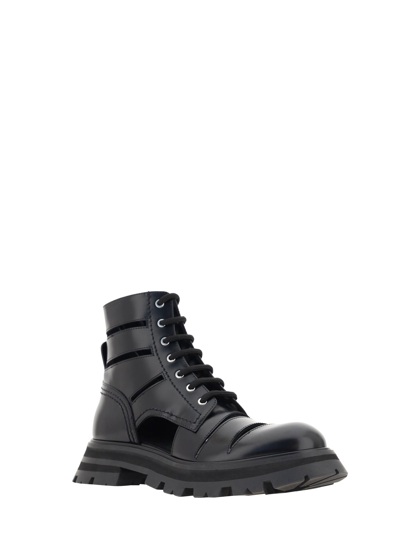 Alexander Mcqueen Women Wander Combat Boots