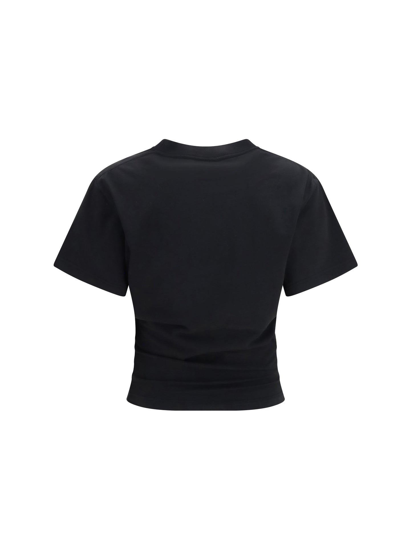 Balenciaga Women Vintage Holiday Cropped T-Shirt