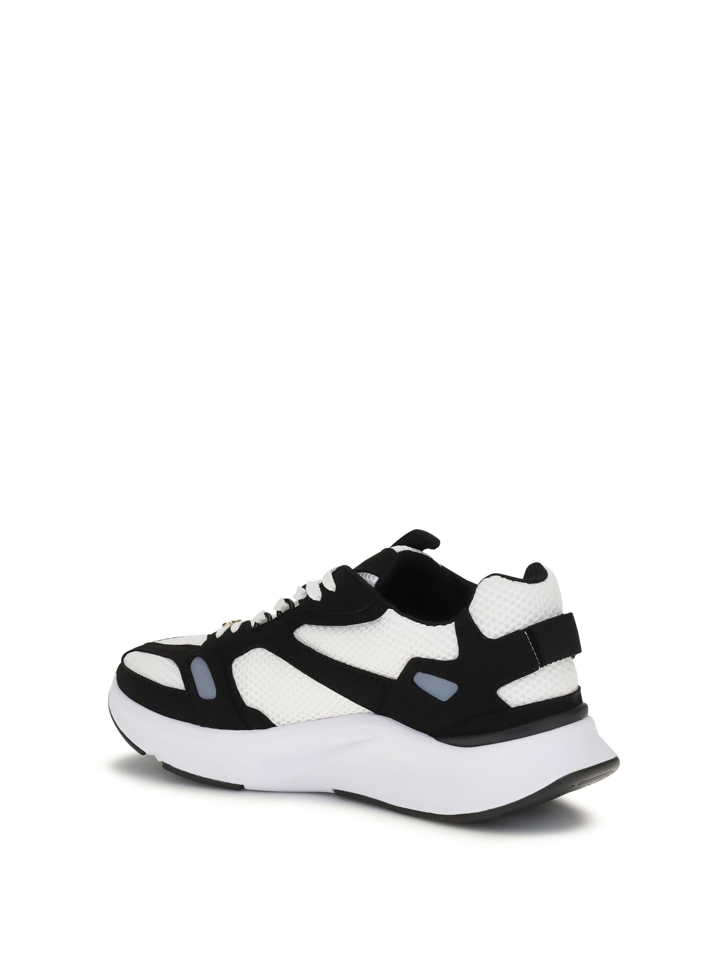 Valentino Garavani Men Demivee Mesh And Suede Sneakers