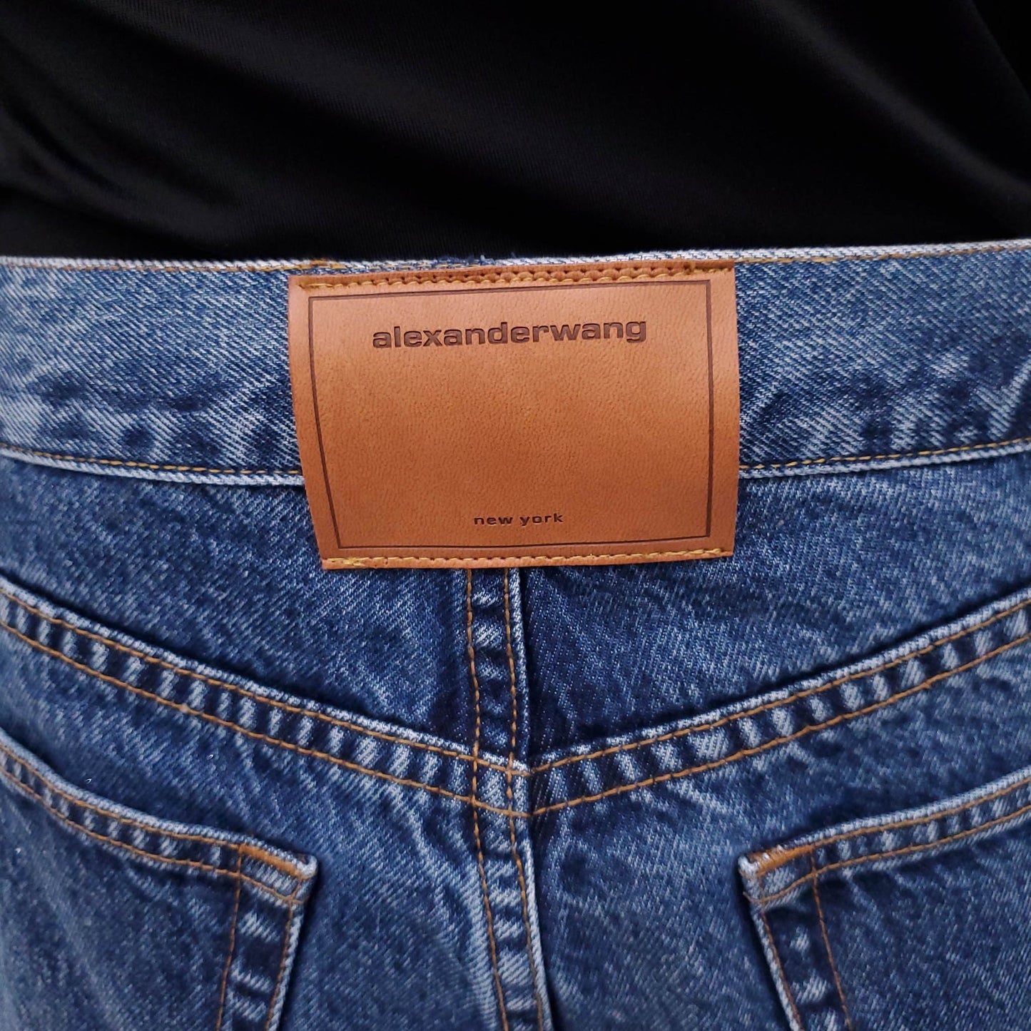 ALEXANDERWANG CRYSTAL EMBELLISHED JEANS - SIZE 28