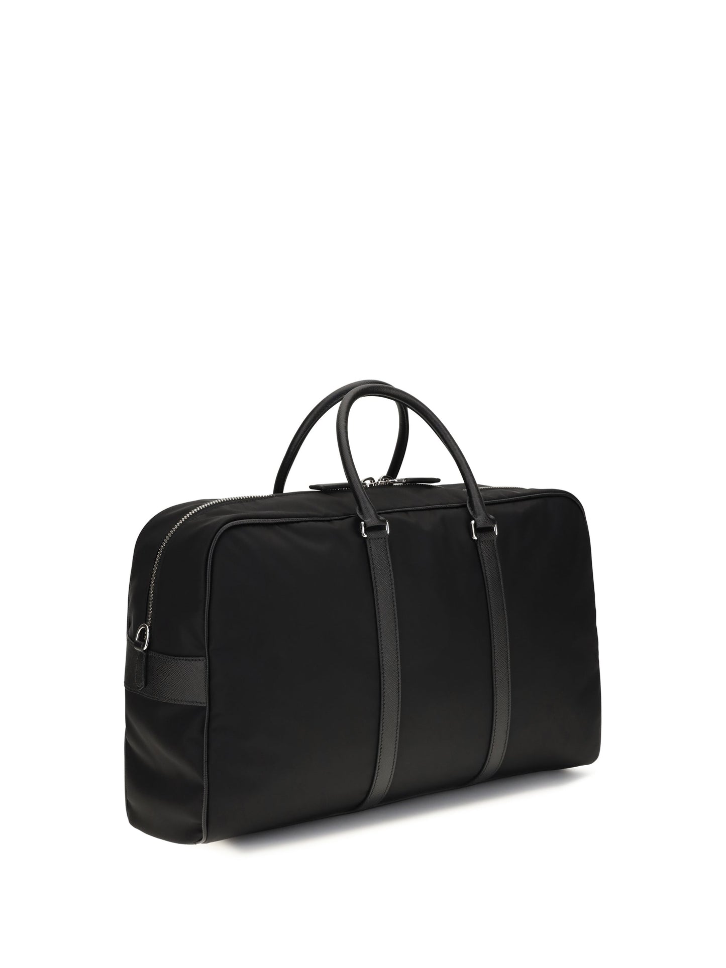 Prada Men Travel Bag In Re-Nylon And Saffiano